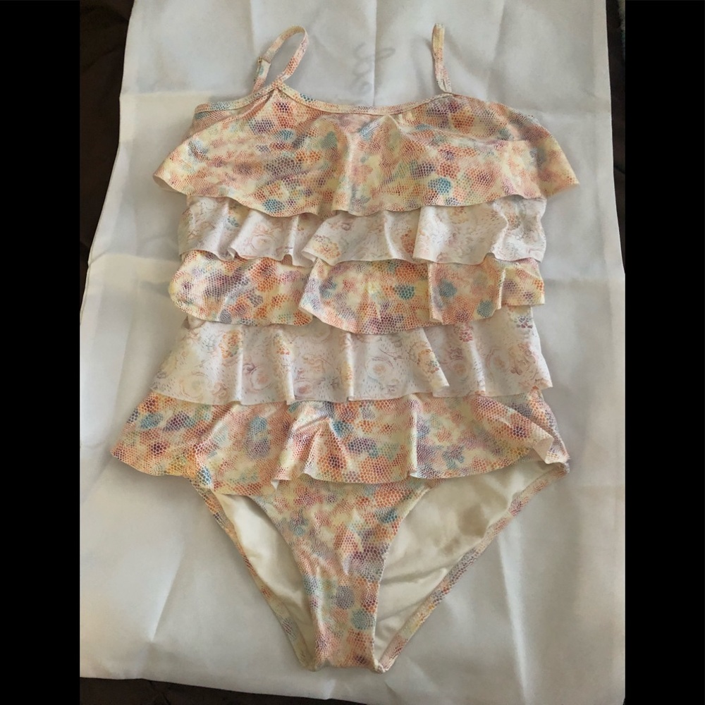 Vtg Estivo Beyond Bodies shimmering one piece swimwear
